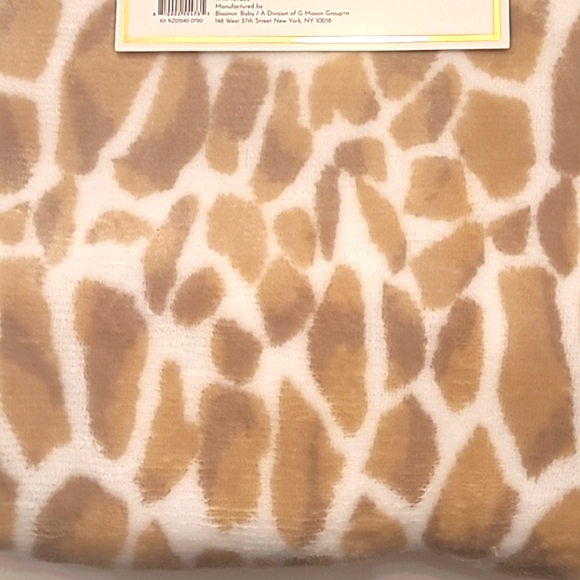 Rachel Zoe Baby Blanket Reversible Giraffe Animal Print RZ Baby Nursery Gift - Picture 10 of 17